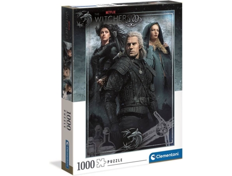 Puzzle CLEMENTONI The Witcher (Edad Mínima: 10 Años - 1000 Piezas)
