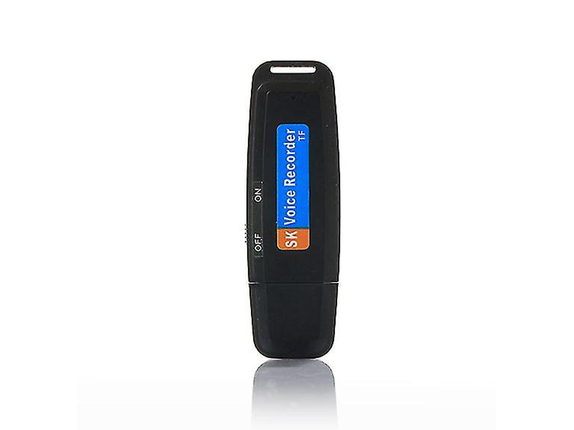 Grabadora digital USB, disco flash profesional, ideal para conferencias, entrevistas y reuniones Yizhood (negro)
