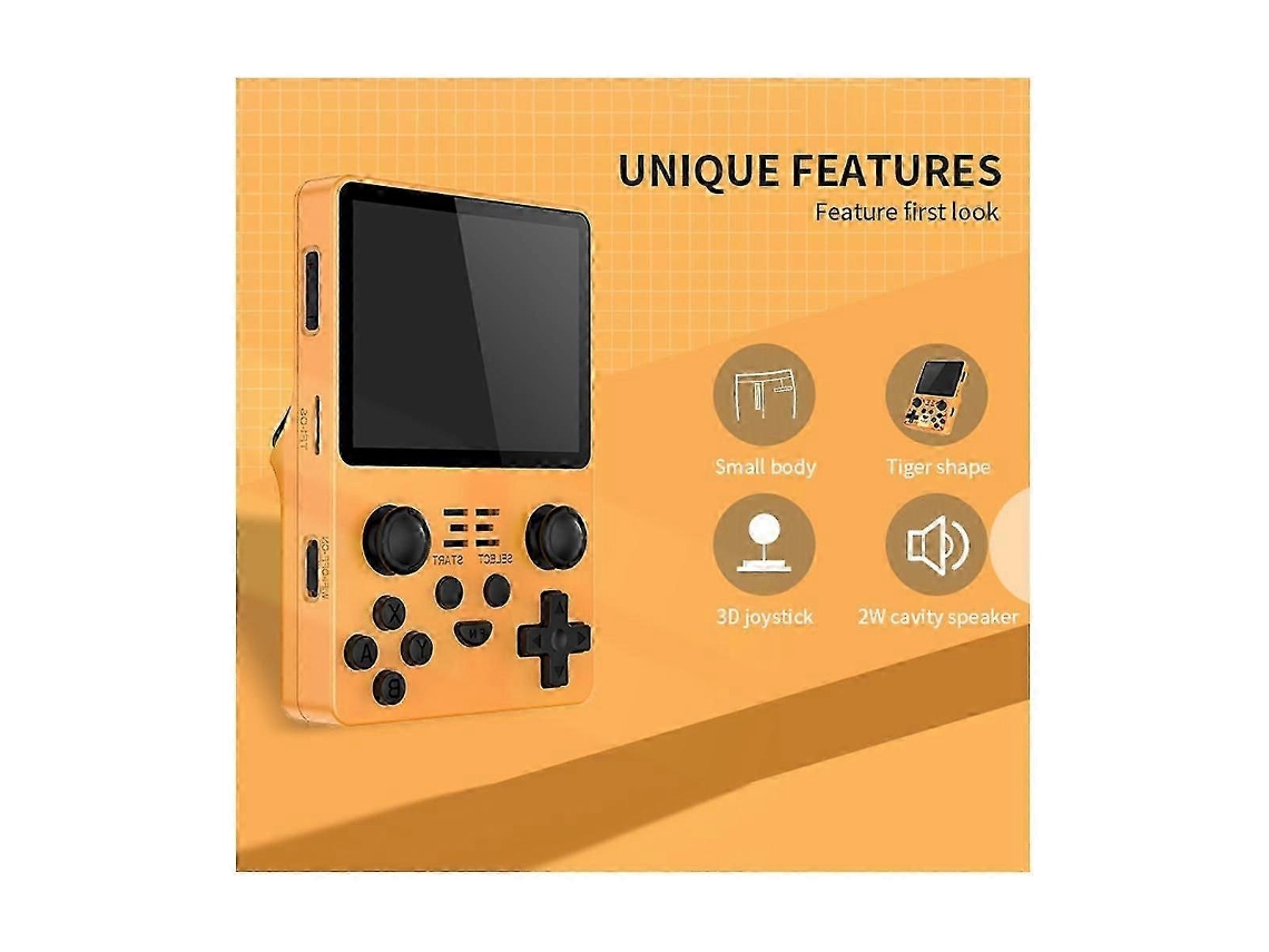 Consola De Juegos Retro Rgb20s 16g 32g Pantalla Ips De 3,5 Pulgadas Consola De Videojuegos Portátil Sistema De Código Abierto