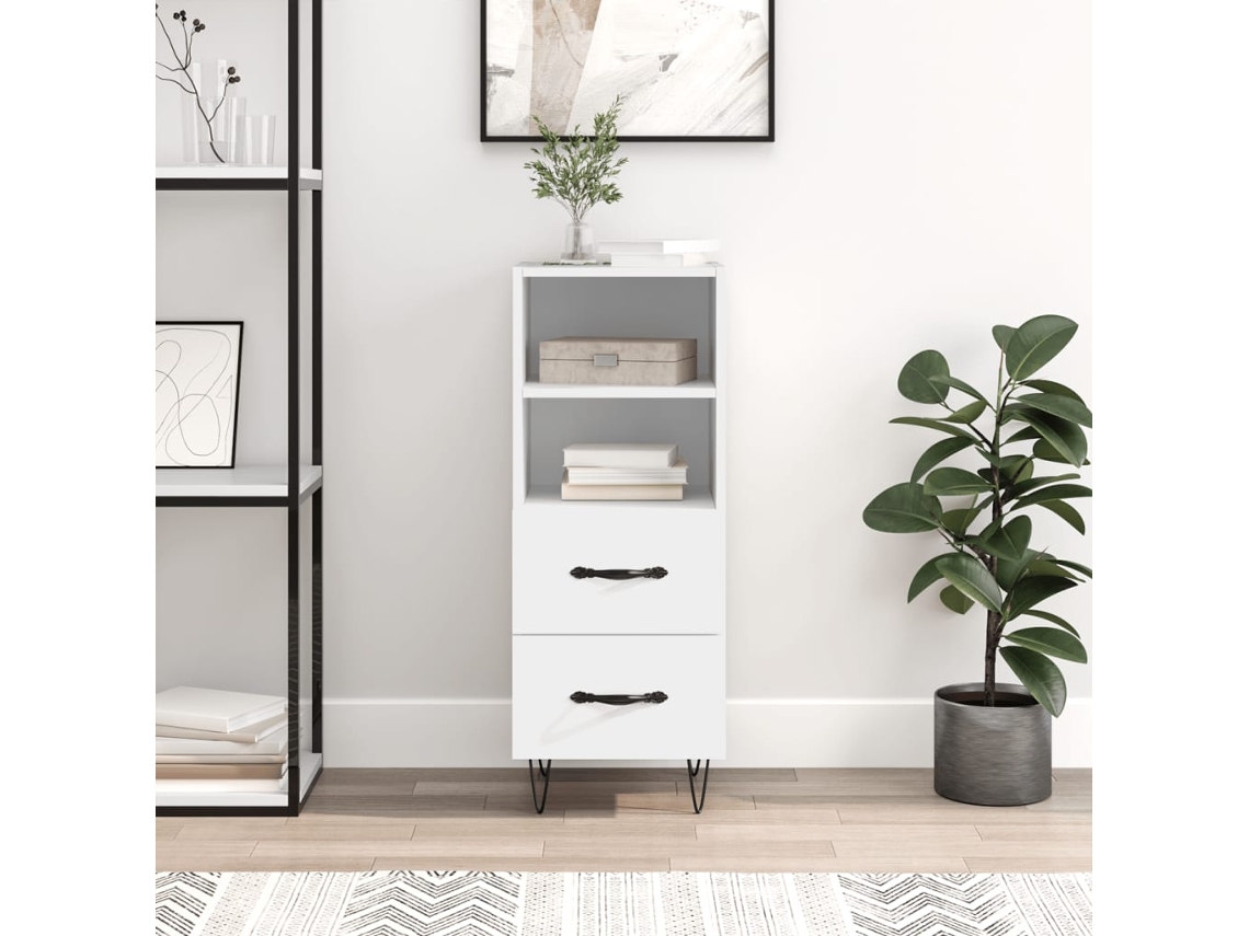 Lovely Home Aparador 34,5X34X90 Cm Madera Procesada Blanco