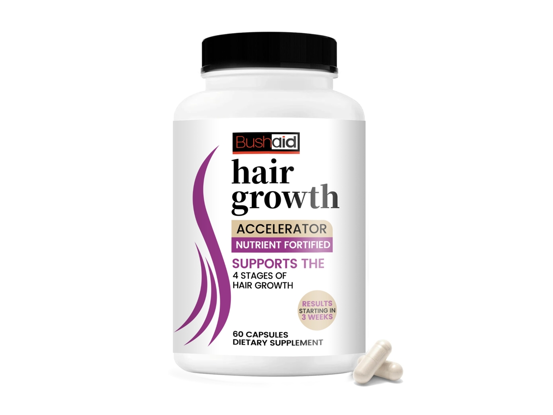 Las cápsulas regeneradoras capilares Busaid fortalecen el cabello.