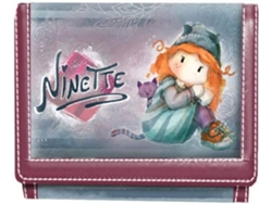 Cartera NINETTE (Morado - Cuero Sintético - 9x12x1.5 cm)
