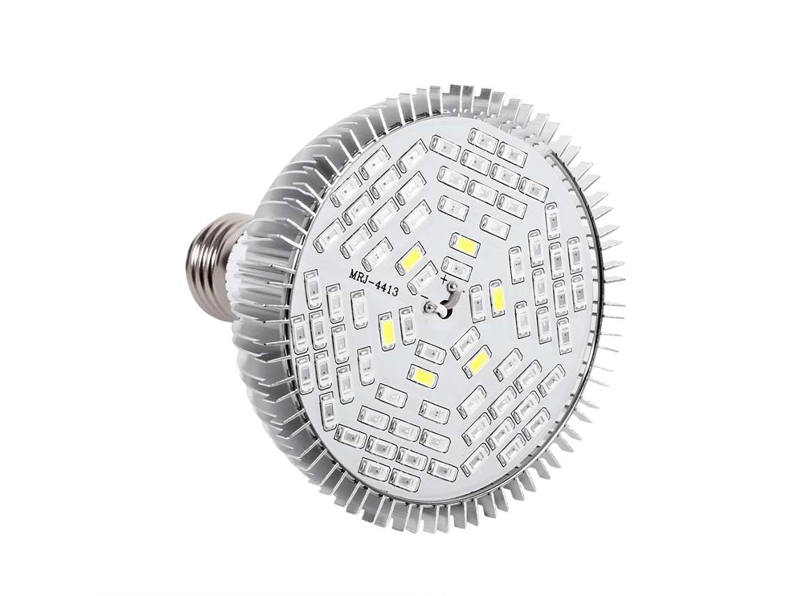 Lámpara Led De Espectro Completo E27 De 50 W Para Cultivo De Plantas, Con 78 Led, Para Jardín Y Hortalizas.