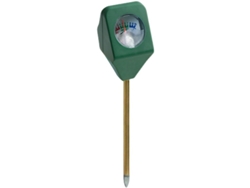 Medidor De Humedad De Suelo Portátil Verde: Diales A Color, Fácil Lectura, Metal/plástico – Para Plantas De Interior Y Exterior.