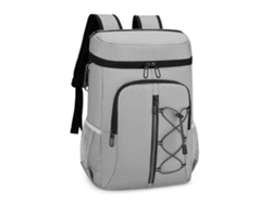 Mochila térmica ligera y aislante, impermeable, ideal para acampar, hacer senderismo y pescar - Gris claro