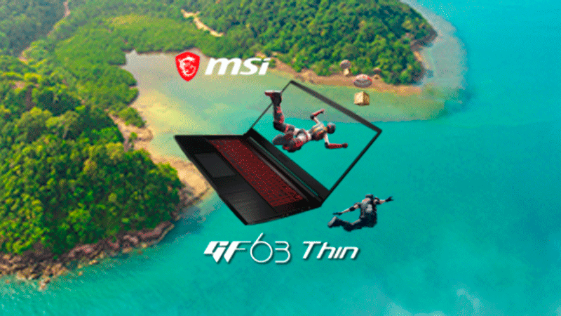 MSI GF63 – Thin Bezel Gaming