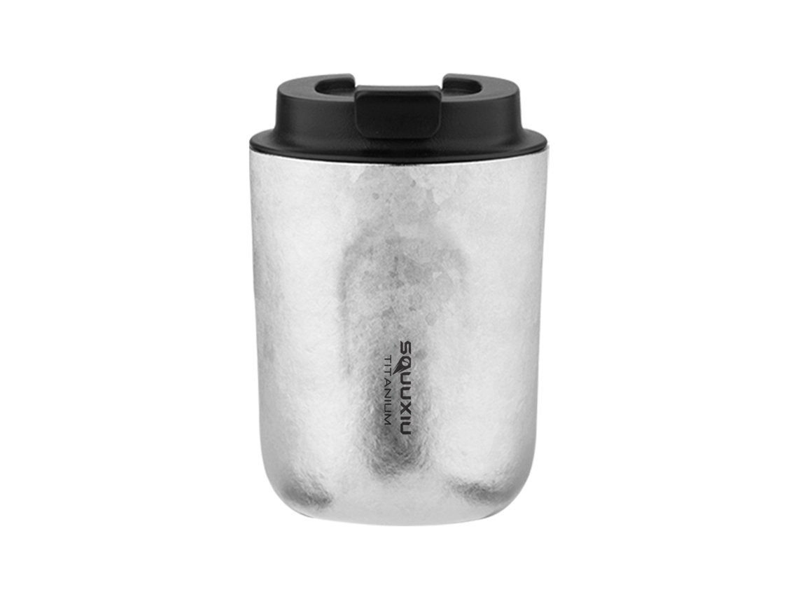 Taza De Viaje Aislante De Titanio Puro Para Mantener Las Bebidas Calientes Y Frías, Ligera, A Prueba De Fugas, Taza De Café Portátil.