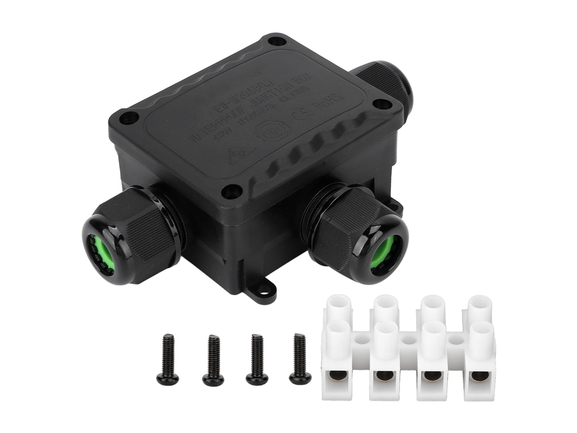Caja de conexiones impermeable para iluminación LED de 10-14 mm