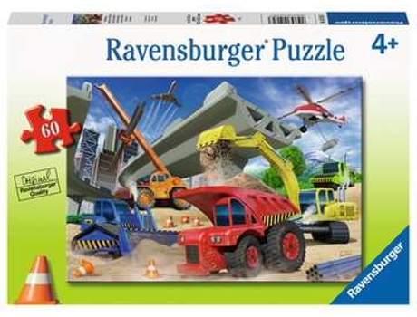Puzzle RAVENSBURGER Construction Trucks rompecabezas 60 pieza(s) Vehículos