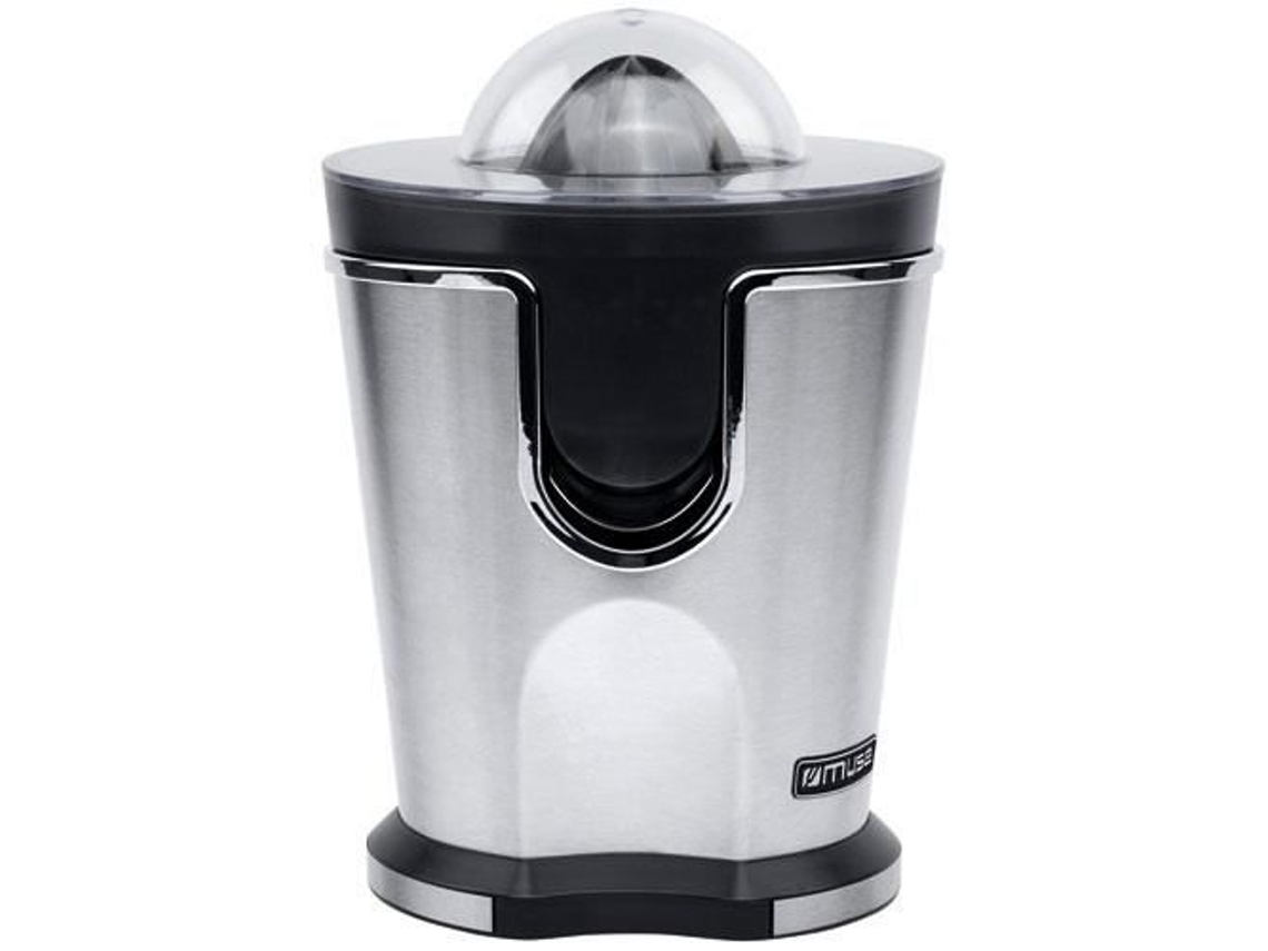 Exprimidor de Cítricos MUSE 160W 2 Conos Tapa Cuerpo en Acero Inoxidable Ms10Cp