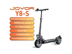 Trotinete Elétrica Joyor Y6-s 48v 18ah 500w, Autonomia De 60 Km, Rebatível E Leve, Com Travão De Disco.