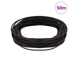Cordón De Cuero Marrón Oscuro Ø2 Mm X 50 M Cuero