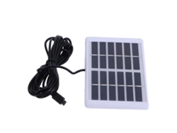 Panel solar de 1,2 W y 6 V con puerto micro USB y placa de carga de silicio policristalino | Sin marca