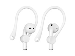 Ganchos Para Las Orejas Para Apple Airpods 1, 2, 3, Pro Y Pro 2 - Para Correr, Andar En Bicicleta Y El Gimnasio - Blanco