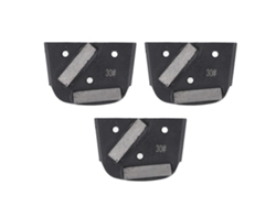 3 Almohadillas De Lijado De Diamante De Grano 30 Con 2 Dientes, Herramienta De Pulido Para Pisos De Concreto Y Pintura.