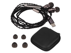 Auriculares Intrauditivos Estéreo Hifi Con Cable, Dac Usb Tipo C Y Micrófono Para Músicos Y Audiófilos.