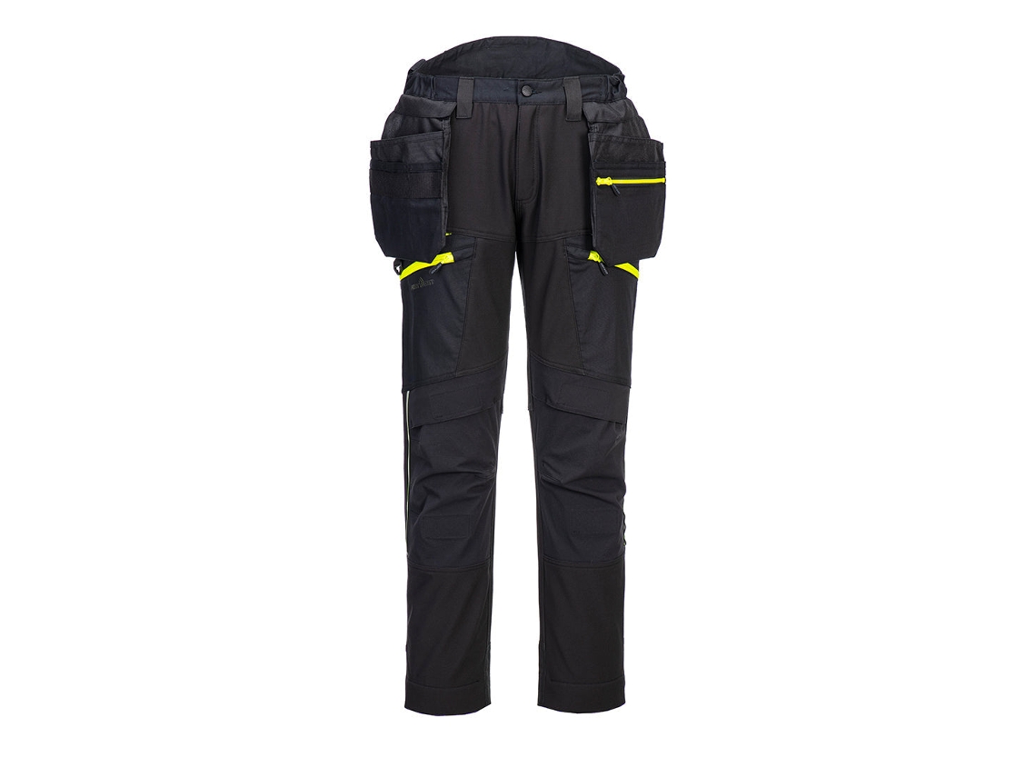 Pantalón Dx4 Softshell Con Bolsillo Detachable Negro / 36