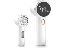 Removedor De Pelos Recarregável Com Tela Led — Remoção De Pelos E Penugem — Branco