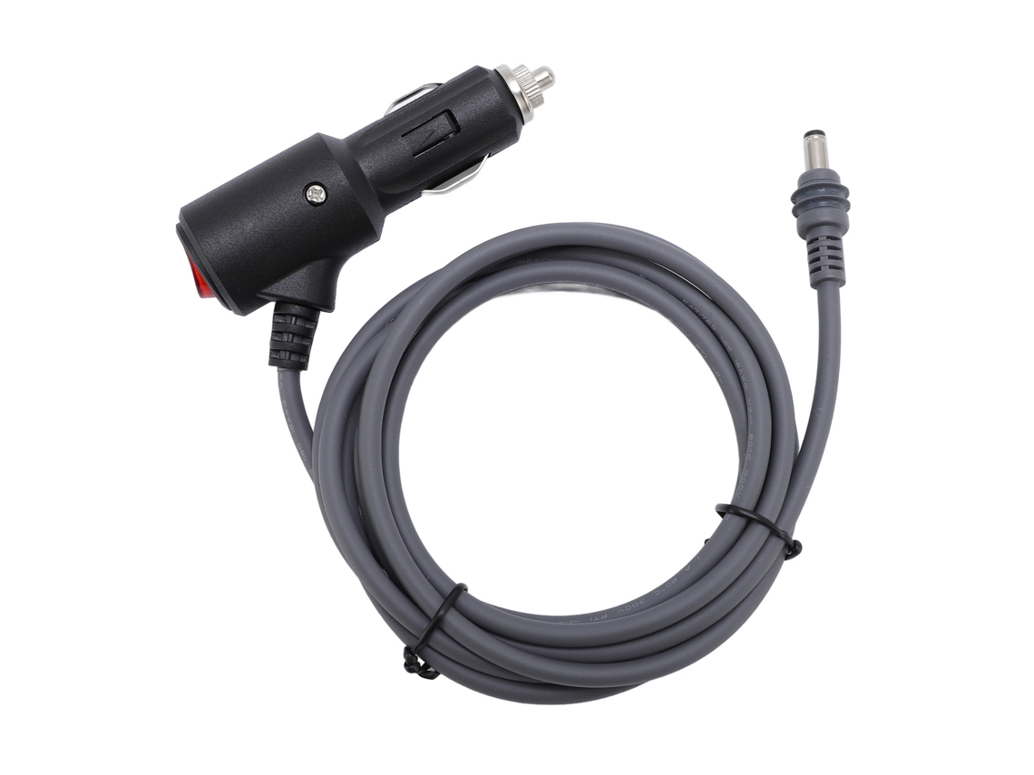 Cable De Alimentación Para Coche (con Interruptor Y Conector Dc Impermeable) Enchufe De Encendedor De Cigarrillos 12-24v A Conector Dc Cable De Alimentación De Cargador De Coche 18awg