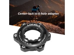 Adaptador De Freno De Disco De Aluminio Centerlock De 6 Tornillos Compatible Con Ejes De Bicicleta De 9/12/15 Mm.