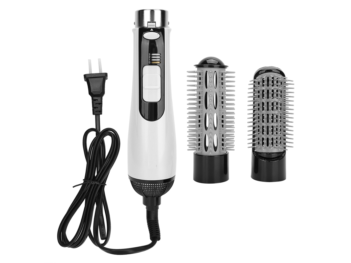 Secador De Pelo Con Ion Negativo Peine De Alisado Y Rizado Herramienta De Estilo Con Calentamiento Plug Us 110v