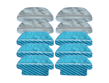 Paño de mopa seco y húmedo lavable para Cecotec Conga 3490 3290 Aspiradora Robótica, almohadilla para fregar, accesorios de repuesto, 5/10 Uds.