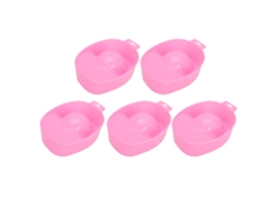5 Tigelas De Remoção De Esmalte Para Unhas Soaking Manicure Spa