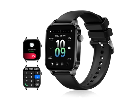 Reloj inteligente CHRONUS I82 Negro