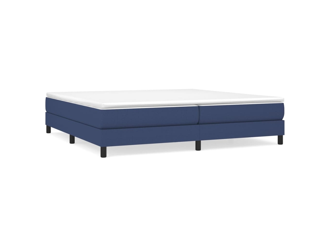 Maison Exclusive - Estructura De Cama Con Somier Tela Azul 200x200 Cm
