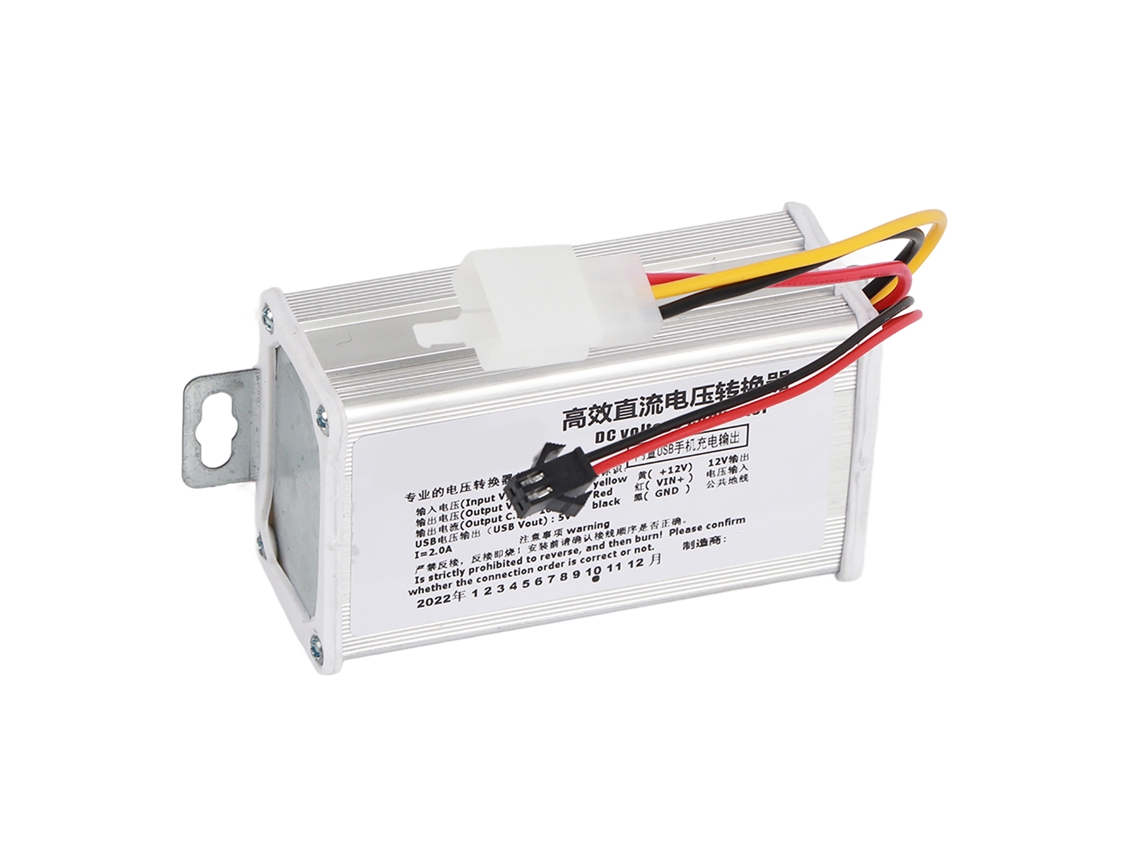 Módulo De Fuente De Alimentación Convertidor Dc 24v‑72v A 12v10a Y Salida Usb 5v2a Step Down