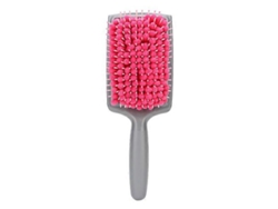 Toalla antiestática para el cabello con colchón de aire absorbente de agua, secado rápido y cepillo de masaje Nostalgia88 (rosa)