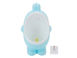 Orinal De Entrenamiento Para Niños - Orinal De Pie Con Diana Divertida, Diseño Extraíble, Azul