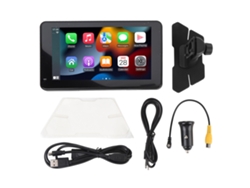 Autorradio Aetheria con pantalla táctil de 7 pulgadas, CarPlay, Android Auto, Bluetooth, cámara de visión trasera y radio FM 1080p.
