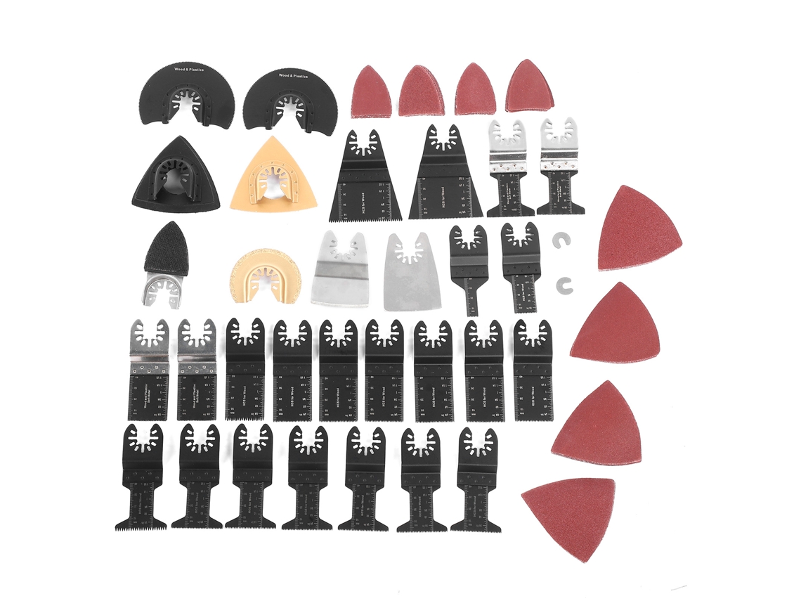 Kit De 72 Hojas De Sierra Oscilantes Para Multiherramienta Para Cortar Mármol Y Azulejos.