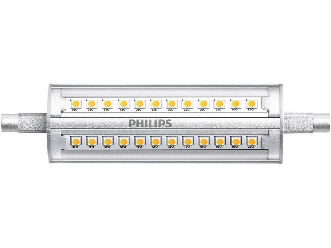 Bombilla LED PHILIPS (14 W - Casquillo: R7S - Luz Blanco Cálido - 1600 lm)