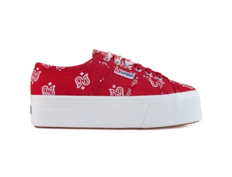 Zapatillas de Mujer SUPERGA Bandana Rojo (37)