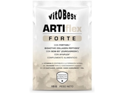 Suplemento Alimentar VITOBEST Artiflex Forte 22 Sobres Fórmula Con Péptidos De Hidrolizado Fortigel (15 Gr - Naranja)