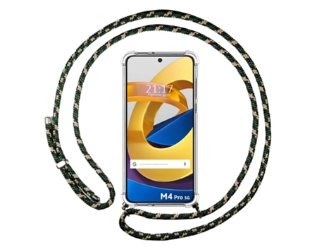 Carcasa Xiaomi POCO M4 Pro 5G TUMUNDOSMARTPHONE Colgante Verde
