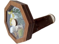 Kit De Caleidoscopio De Madera Hecho A Mano, Juguete Interactivo De Lógica Diy Clásico Para Niños