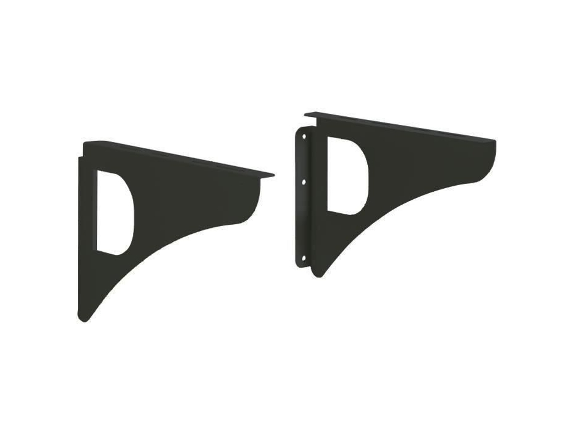Escuadra Diseño Decayeux Gris Acero 2 Mm De Grosor Conjunto De 2