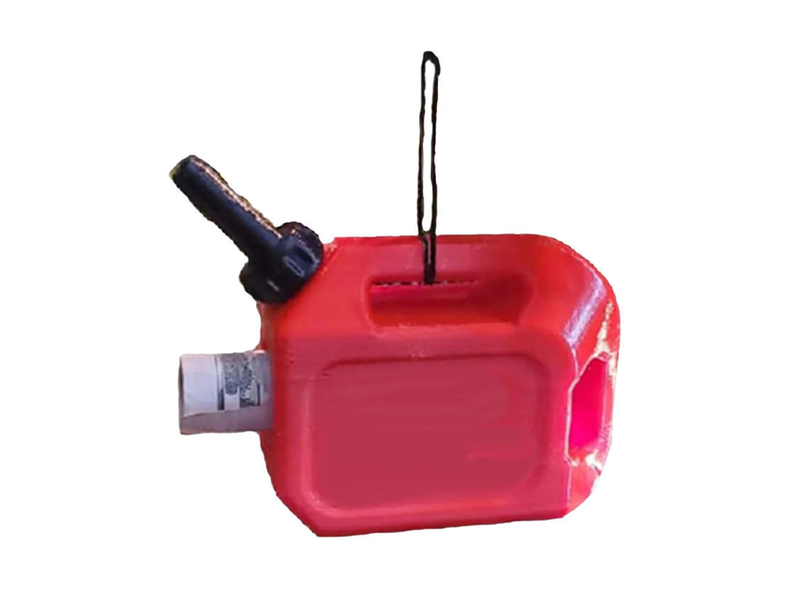 2026-decoración De Barriles De Gasolina Rojo Adorable Porta Gasolina Multifuncional De Resina Ornamental