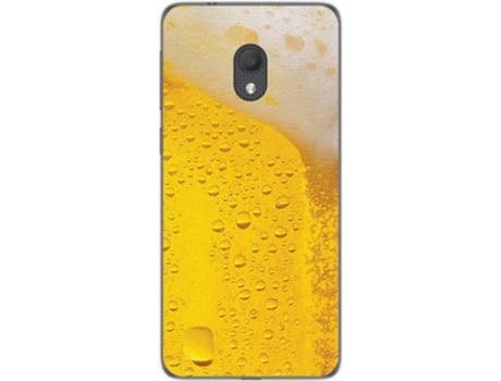 Carcasa Alcatel 1C (2019) TUMUNDOSMARTPHONE Cerveza Multicolor