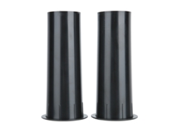 2 Tubos Abiertos De 50 Mm Con Pared Interior Lisa De Abs Para Altavoces De 4 A 6 Pulgadas, Tubo Invertido.