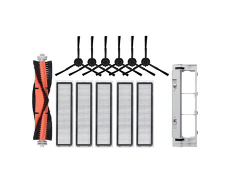 Cubierta del cepillo principal Cepillo Lateral filtro Hepa para Dreame D9 L10 Pro accesorios de repuesto de aspiradora robótica-Negro