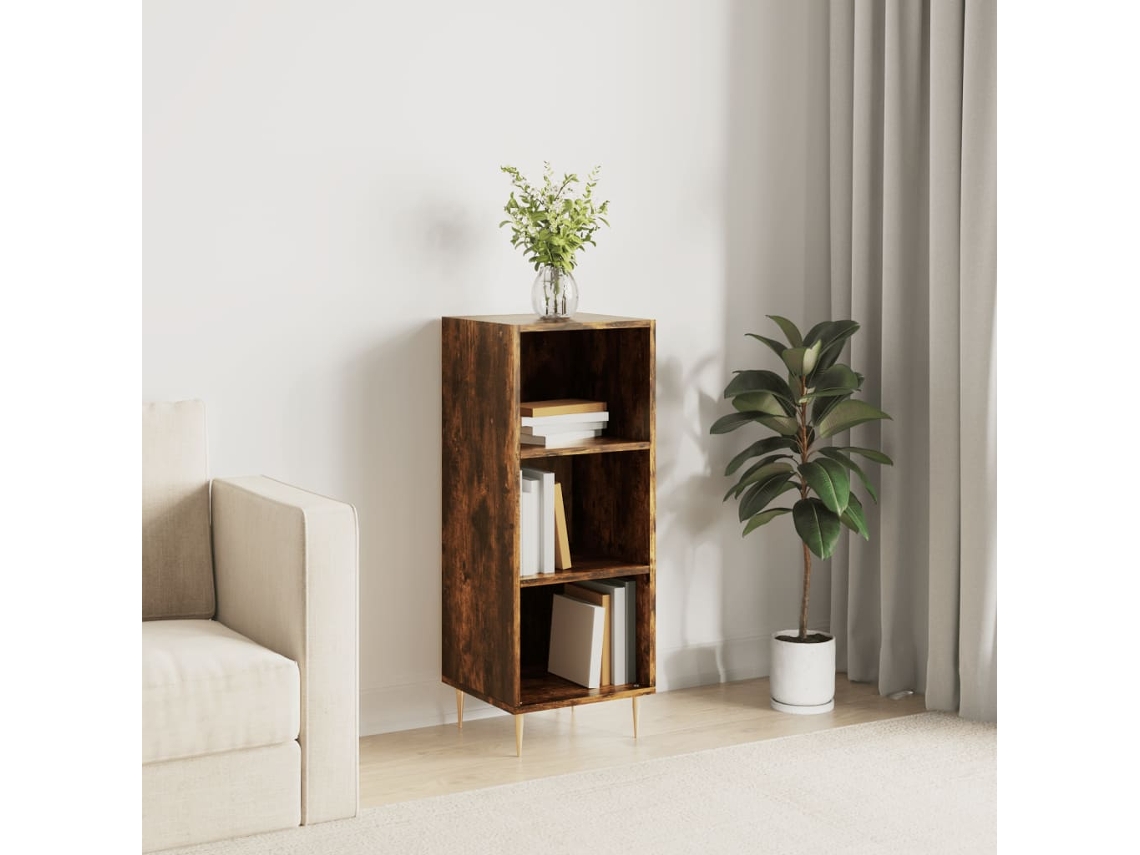 Lovely Home Aparador 34,5X32,5X90 Cm Derivados de Madera Roble Ahumado