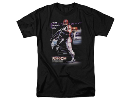 Camiseta ROCKINSTONE Robocop Pôster do Filme (XXXL)