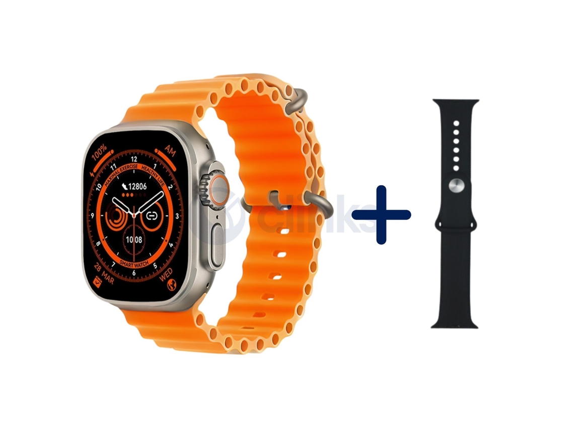 Smartwatch K950 con 2 Correas Naranjas CLINKS