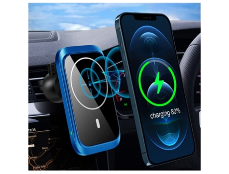 Cargador Carro Sem Ali para iPhone 12 Pro Max/12 Mini/12 Pro/12 YIZHOOD Azul