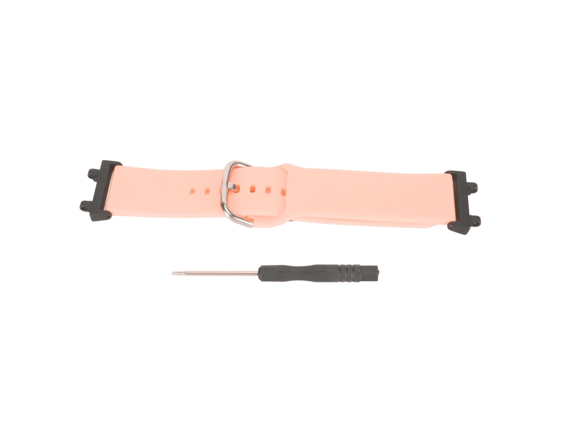 Correa ajustable de silicona rosa para smartwatch Amazfit T Rex 2