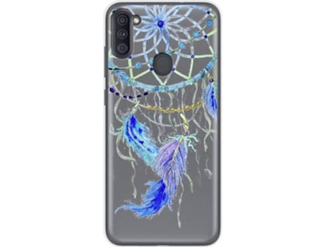 Carcasa Samsung Galaxy M11 TUMUNDOSMARTPHONE Dibujos Transparente Multicolor